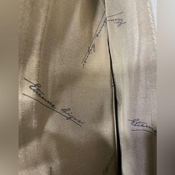 Etienne Aigner cream taupe color leather handbag purse with gold accents - Picture 2 of 16